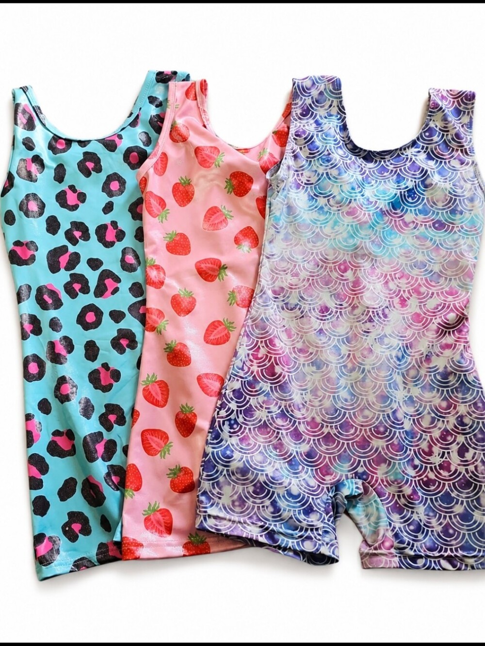 Set Of 3 Girls Leotards